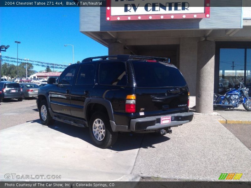 Black / Tan/Neutral 2004 Chevrolet Tahoe Z71 4x4