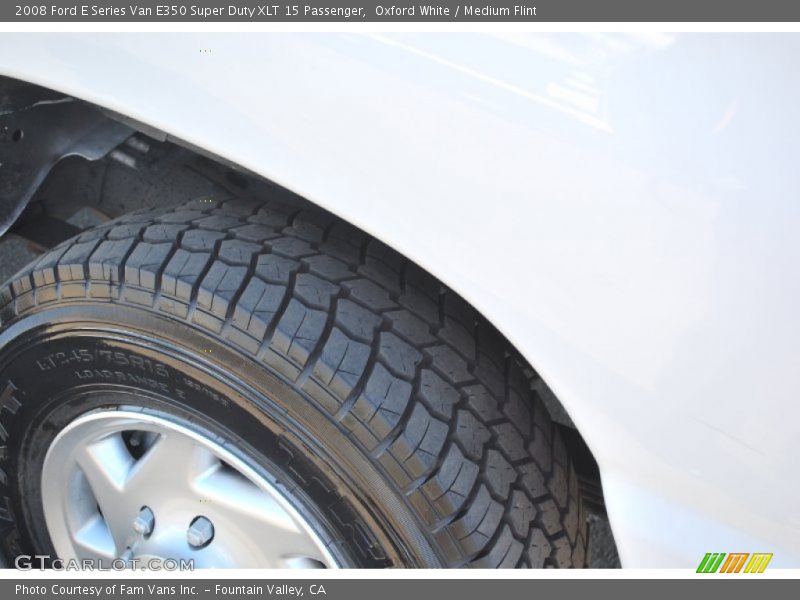 Oxford White / Medium Flint 2008 Ford E Series Van E350 Super Duty XLT 15 Passenger