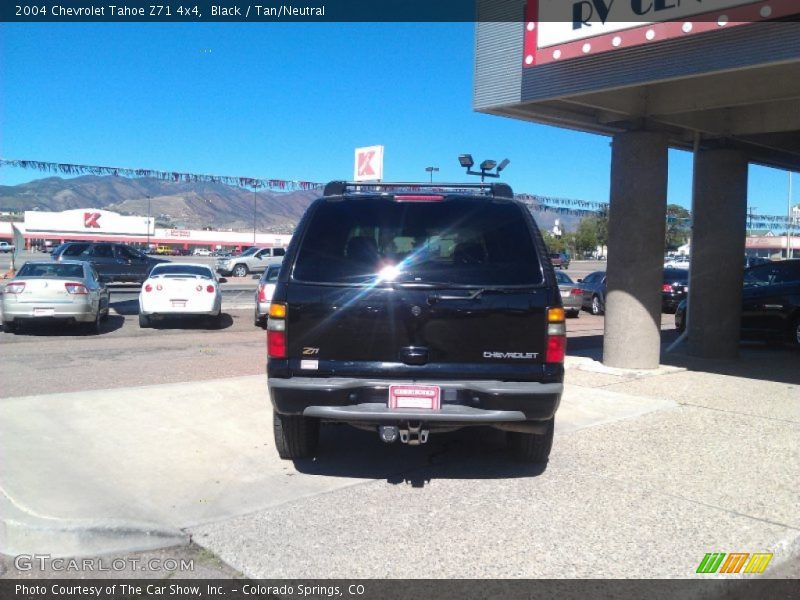 Black / Tan/Neutral 2004 Chevrolet Tahoe Z71 4x4