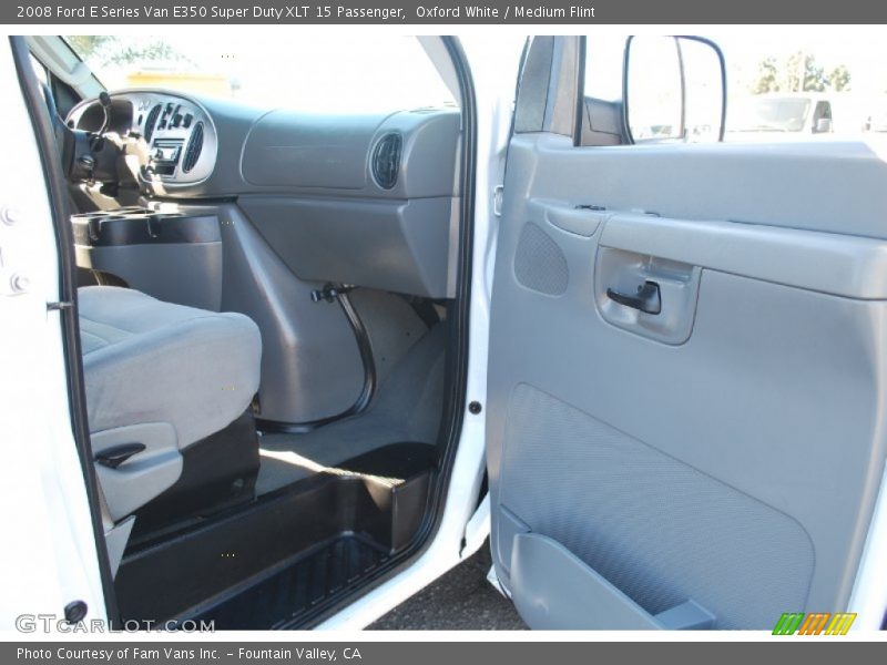 Oxford White / Medium Flint 2008 Ford E Series Van E350 Super Duty XLT 15 Passenger