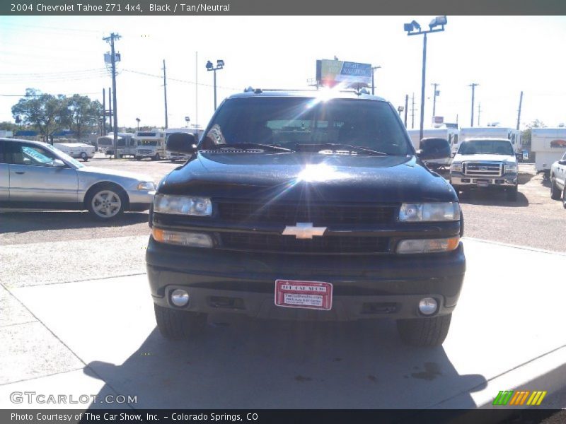 Black / Tan/Neutral 2004 Chevrolet Tahoe Z71 4x4