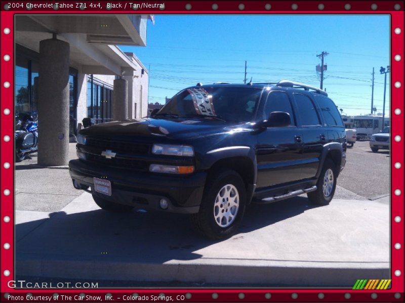 Black / Tan/Neutral 2004 Chevrolet Tahoe Z71 4x4