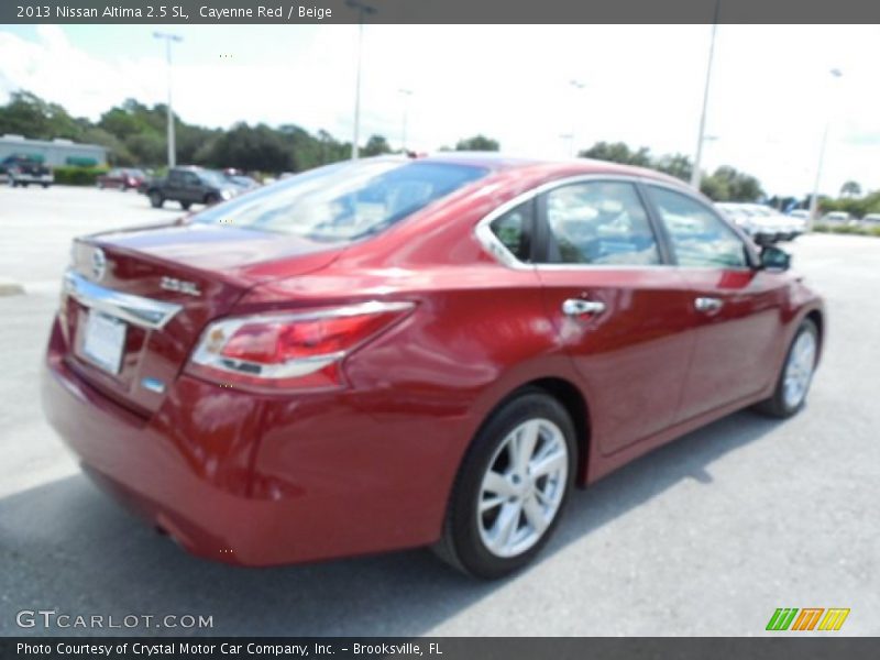 Cayenne Red / Beige 2013 Nissan Altima 2.5 SL