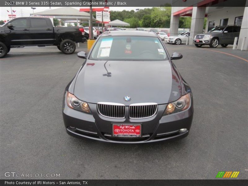 Sparkling Graphite Metallic / Black 2007 BMW 3 Series 335i Sedan
