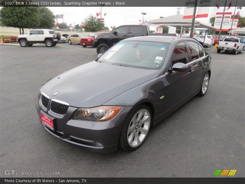 Sparkling Graphite Metallic / Black 2007 BMW 3 Series 335i Sedan