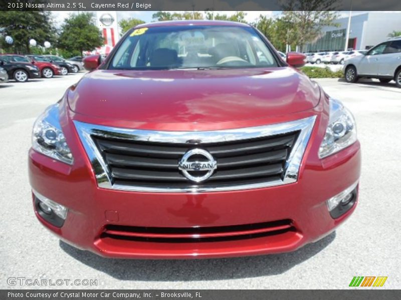 Cayenne Red / Beige 2013 Nissan Altima 2.5 SL