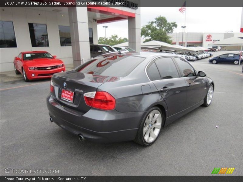 Sparkling Graphite Metallic / Black 2007 BMW 3 Series 335i Sedan