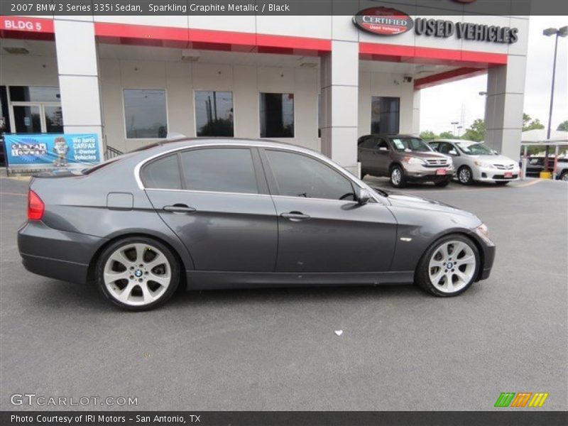 Sparkling Graphite Metallic / Black 2007 BMW 3 Series 335i Sedan