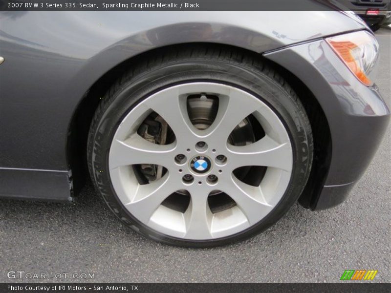 Sparkling Graphite Metallic / Black 2007 BMW 3 Series 335i Sedan