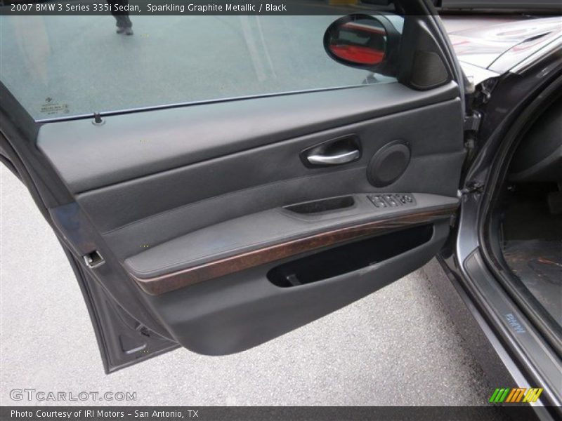 Sparkling Graphite Metallic / Black 2007 BMW 3 Series 335i Sedan
