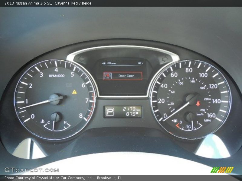 Cayenne Red / Beige 2013 Nissan Altima 2.5 SL
