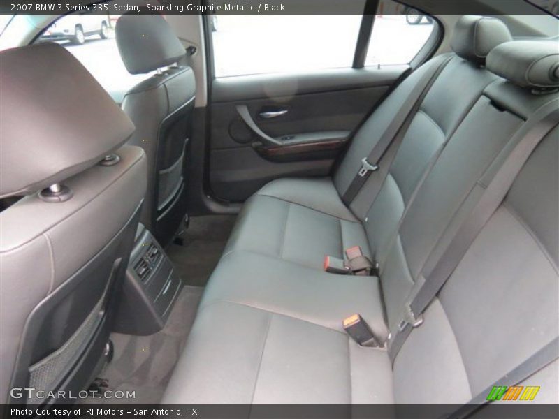 Sparkling Graphite Metallic / Black 2007 BMW 3 Series 335i Sedan