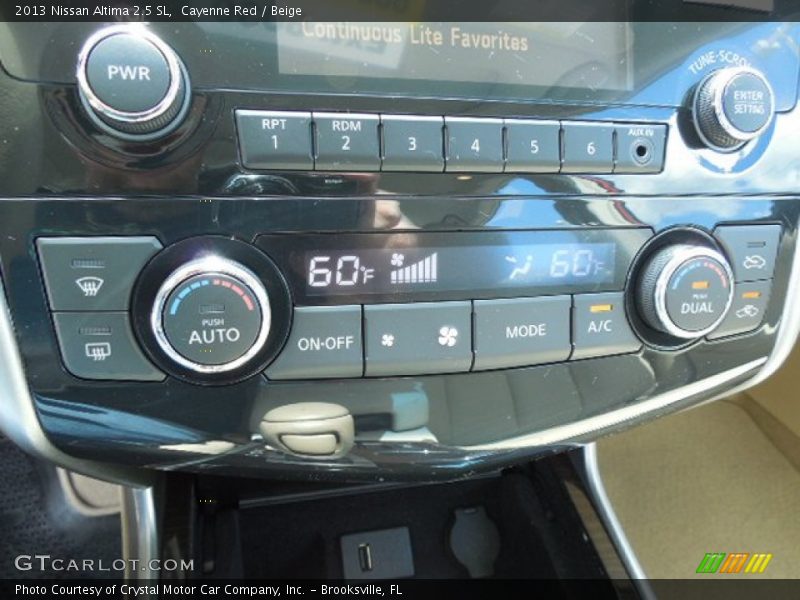Cayenne Red / Beige 2013 Nissan Altima 2.5 SL