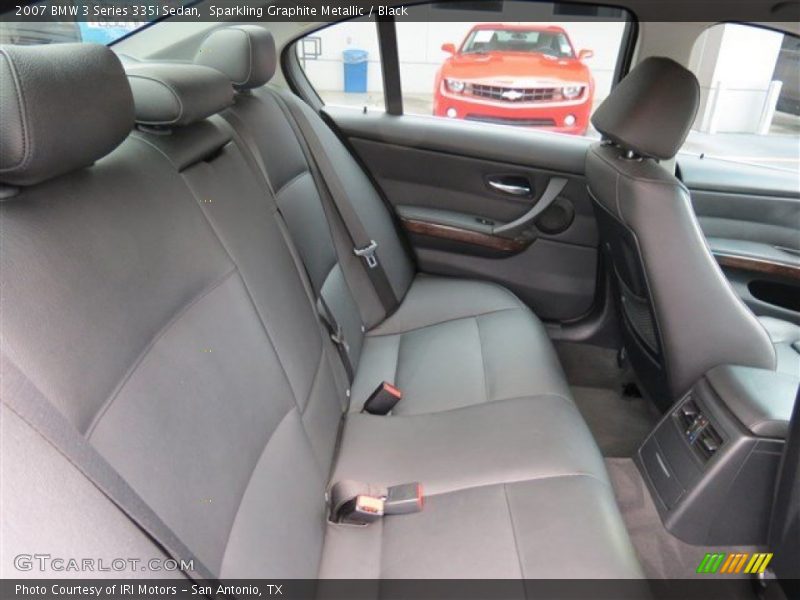 Sparkling Graphite Metallic / Black 2007 BMW 3 Series 335i Sedan