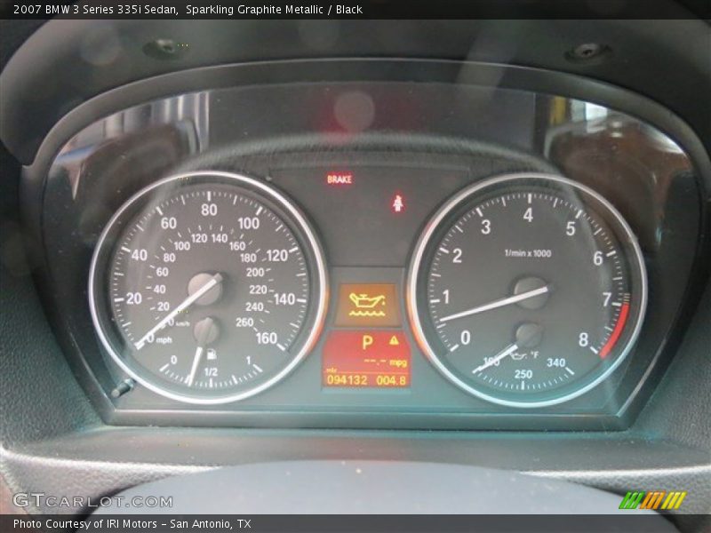 Sparkling Graphite Metallic / Black 2007 BMW 3 Series 335i Sedan