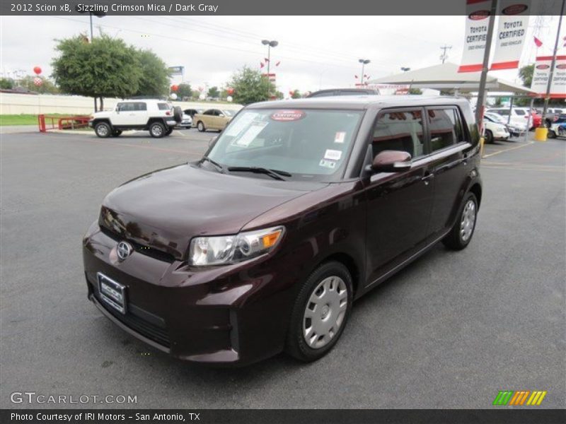 Sizzling Crimson Mica / Dark Gray 2012 Scion xB