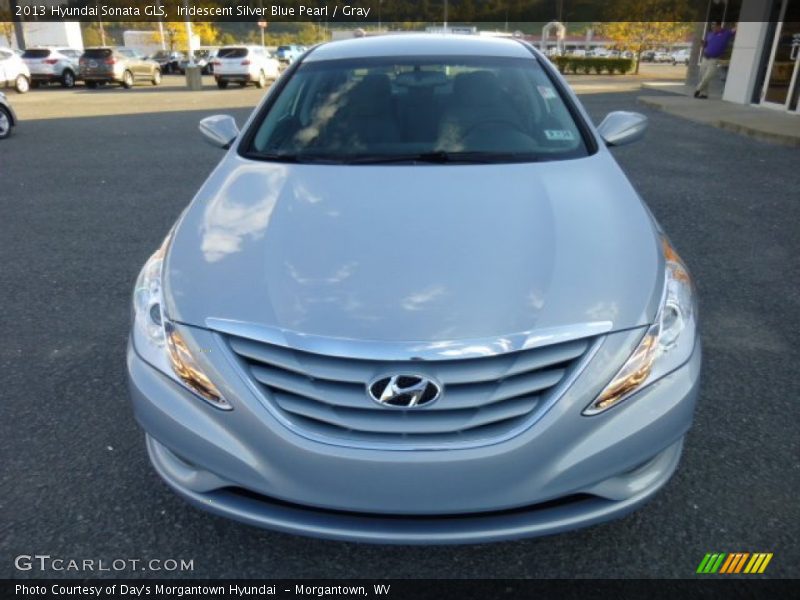 Iridescent Silver Blue Pearl / Gray 2013 Hyundai Sonata GLS