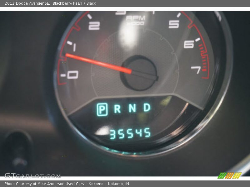 Blackberry Pearl / Black 2012 Dodge Avenger SE