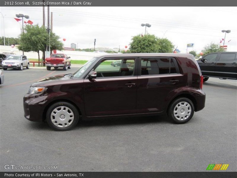 Sizzling Crimson Mica / Dark Gray 2012 Scion xB