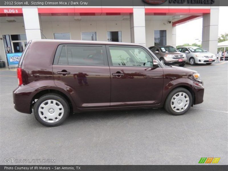 Sizzling Crimson Mica / Dark Gray 2012 Scion xB