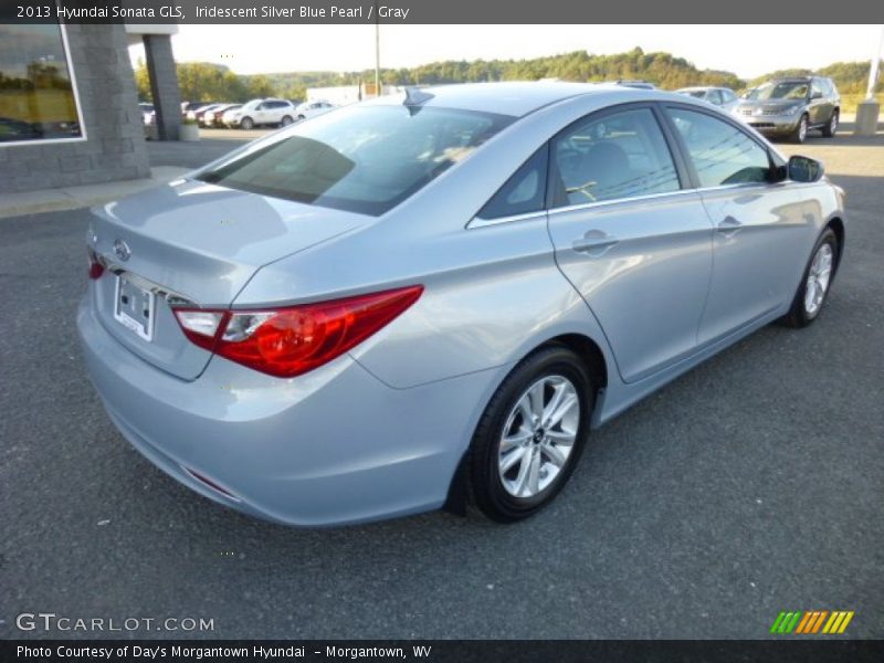 Iridescent Silver Blue Pearl / Gray 2013 Hyundai Sonata GLS