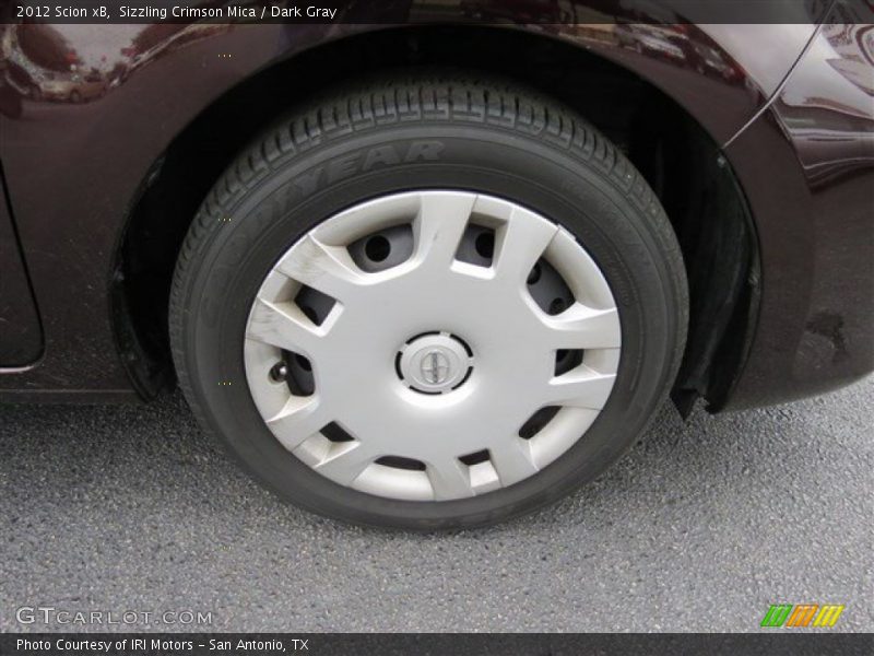 Sizzling Crimson Mica / Dark Gray 2012 Scion xB