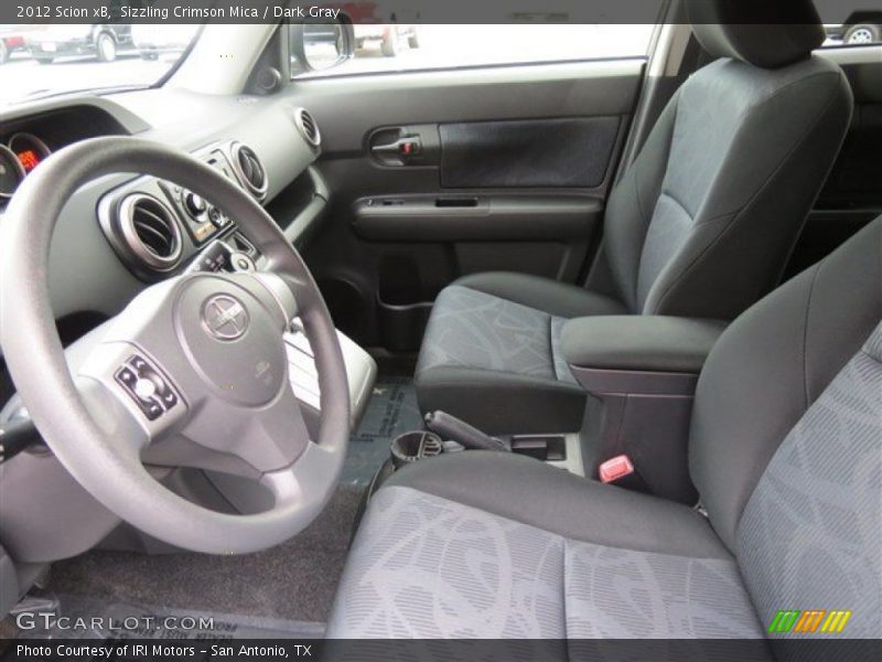 Sizzling Crimson Mica / Dark Gray 2012 Scion xB