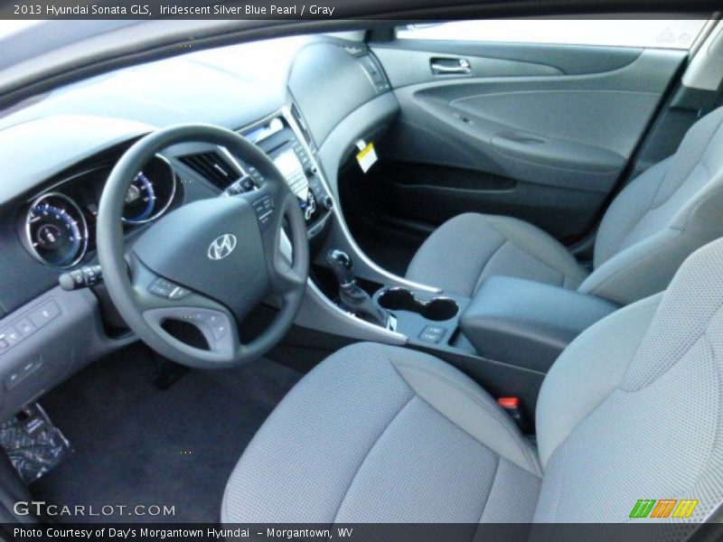 Iridescent Silver Blue Pearl / Gray 2013 Hyundai Sonata GLS