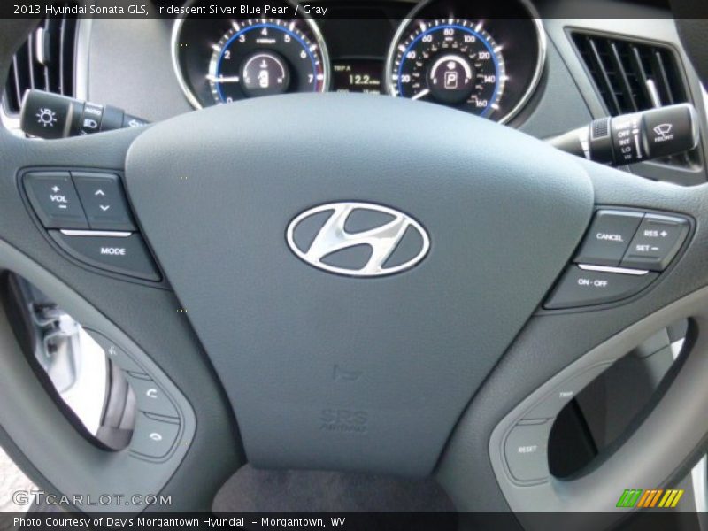 Iridescent Silver Blue Pearl / Gray 2013 Hyundai Sonata GLS