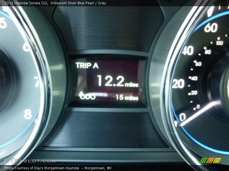 Iridescent Silver Blue Pearl / Gray 2013 Hyundai Sonata GLS