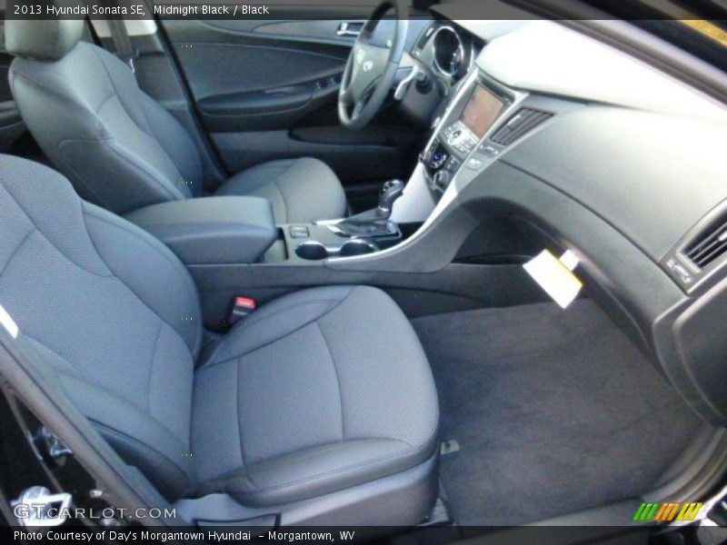 Midnight Black / Black 2013 Hyundai Sonata SE
