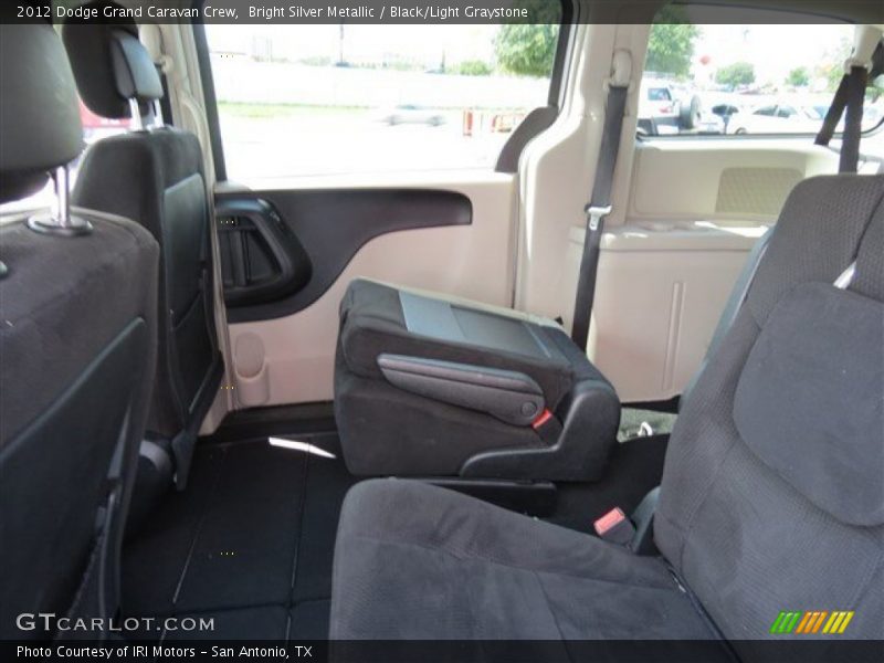 Bright Silver Metallic / Black/Light Graystone 2012 Dodge Grand Caravan Crew