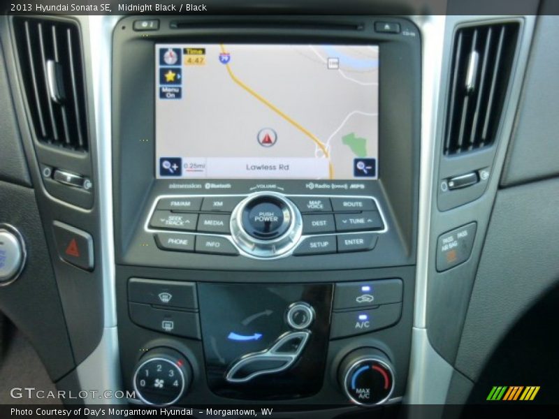 Midnight Black / Black 2013 Hyundai Sonata SE