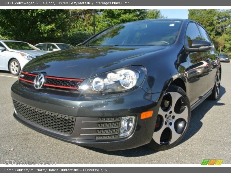 United Gray Metallic / Interlagos Plaid Cloth 2011 Volkswagen GTI 4 Door