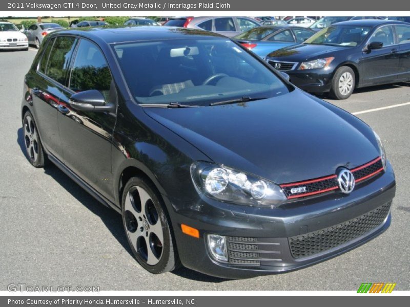 United Gray Metallic / Interlagos Plaid Cloth 2011 Volkswagen GTI 4 Door