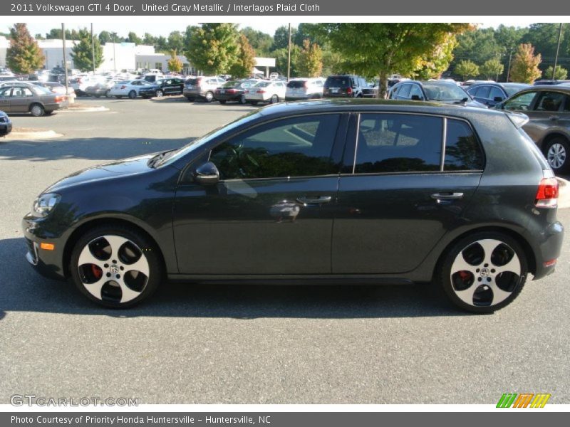 United Gray Metallic / Interlagos Plaid Cloth 2011 Volkswagen GTI 4 Door