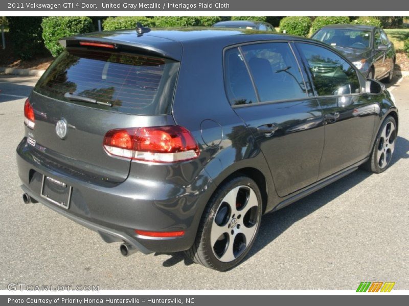 United Gray Metallic / Interlagos Plaid Cloth 2011 Volkswagen GTI 4 Door