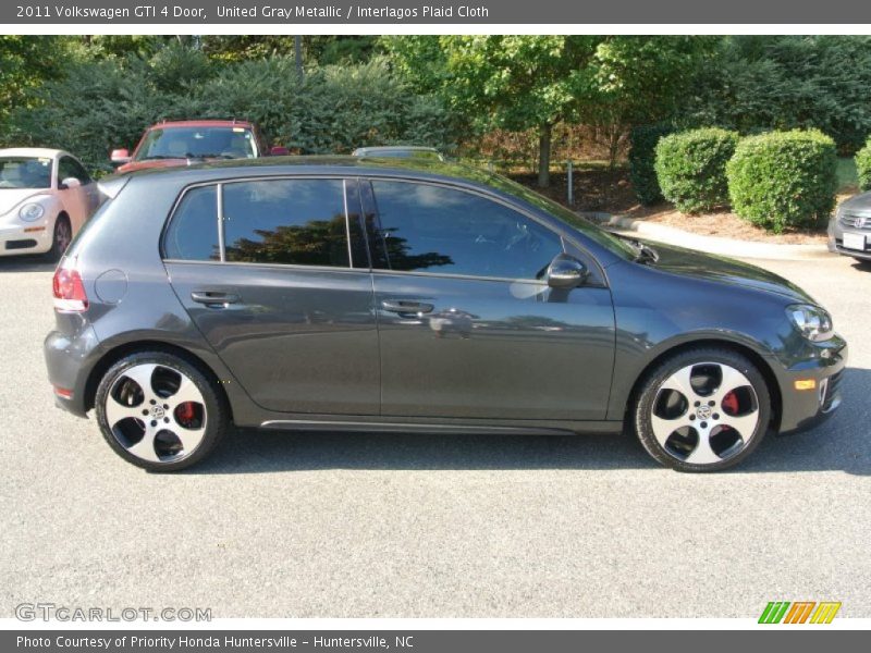 United Gray Metallic / Interlagos Plaid Cloth 2011 Volkswagen GTI 4 Door