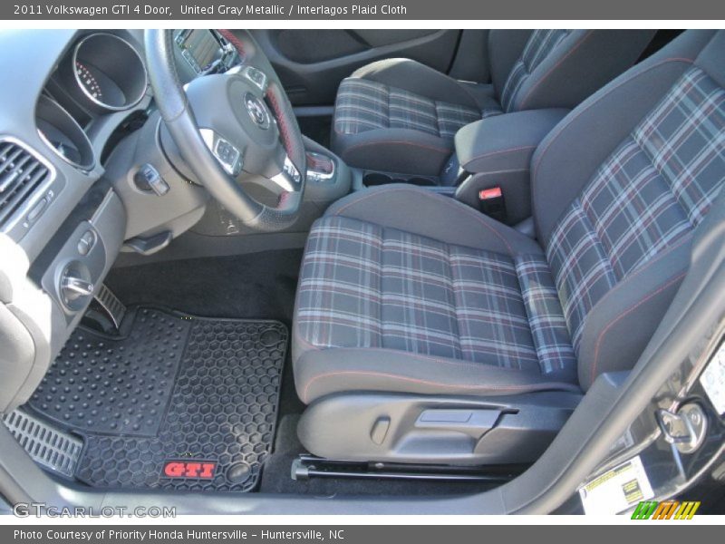 United Gray Metallic / Interlagos Plaid Cloth 2011 Volkswagen GTI 4 Door