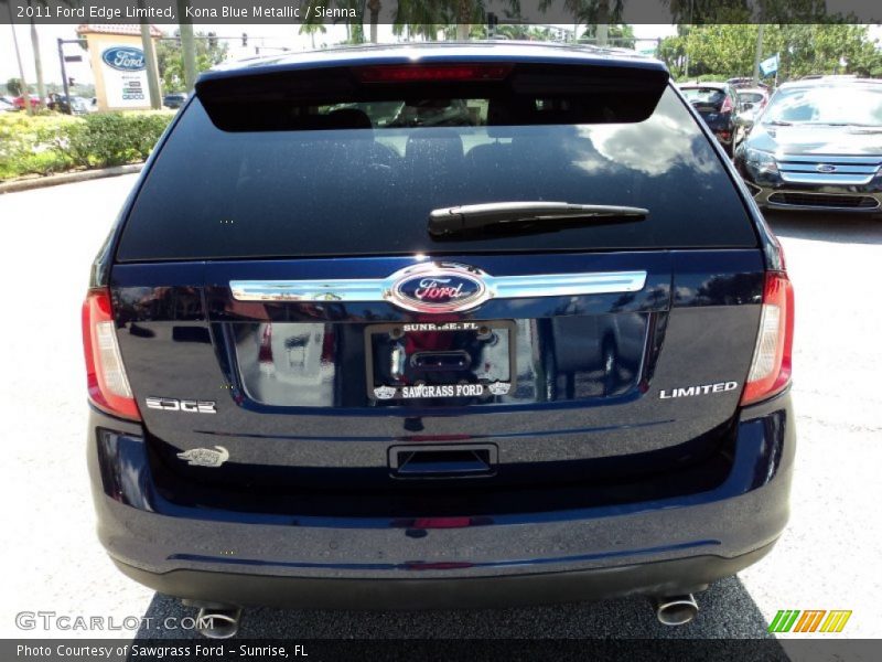 Kona Blue Metallic / Sienna 2011 Ford Edge Limited