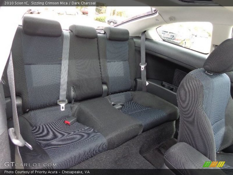 Sizzling Crimson Mica / Dark Charcoal 2010 Scion tC