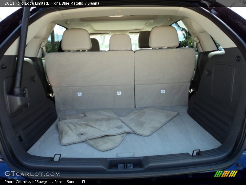 Kona Blue Metallic / Sienna 2011 Ford Edge Limited