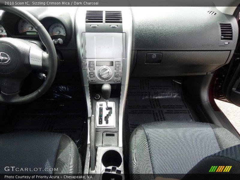 Sizzling Crimson Mica / Dark Charcoal 2010 Scion tC