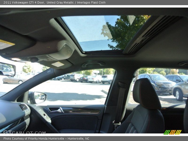 United Gray Metallic / Interlagos Plaid Cloth 2011 Volkswagen GTI 4 Door