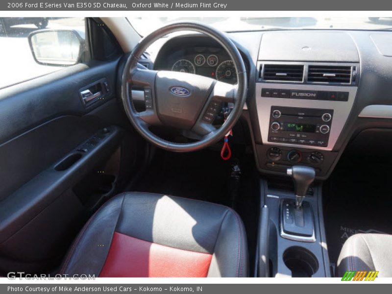 Oxford White / Medium Flint Grey 2006 Ford E Series Van E350 SD Chateau