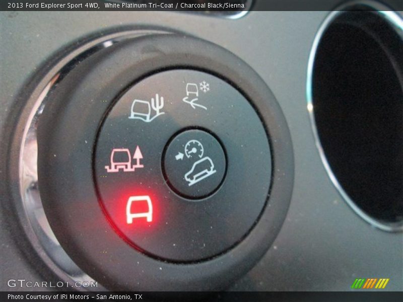 White Platinum Tri-Coat / Charcoal Black/Sienna 2013 Ford Explorer Sport 4WD