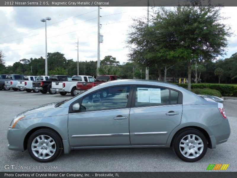 Magnetic Gray Metallic / Charcoal 2012 Nissan Sentra 2.0 S