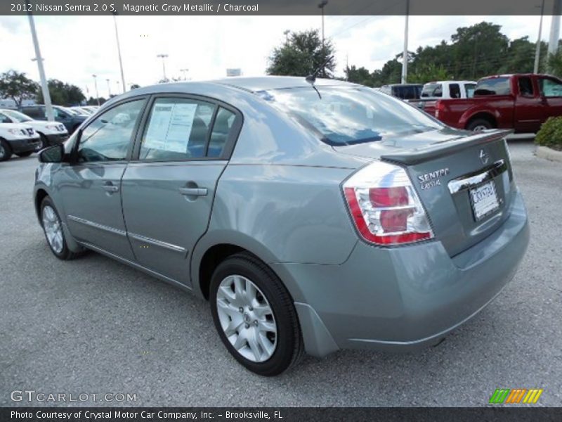 Magnetic Gray Metallic / Charcoal 2012 Nissan Sentra 2.0 S