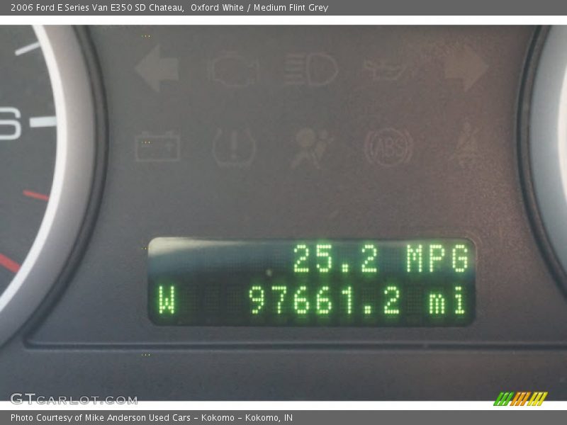 Oxford White / Medium Flint Grey 2006 Ford E Series Van E350 SD Chateau
