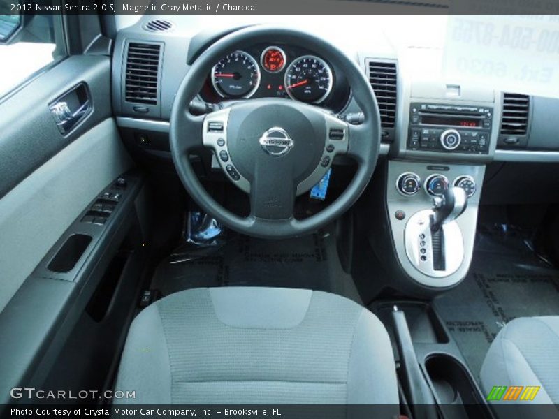 Magnetic Gray Metallic / Charcoal 2012 Nissan Sentra 2.0 S